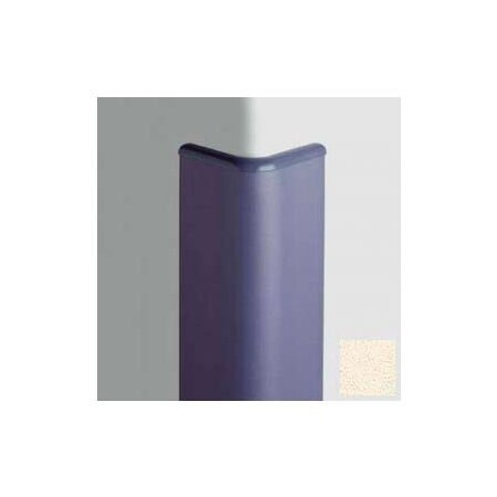 Pawling Surface Mounted Corner Guard Bullnose 90Deg, 3'' Wings, 12'H W/Caps, Porcelain CG-30-12-555
